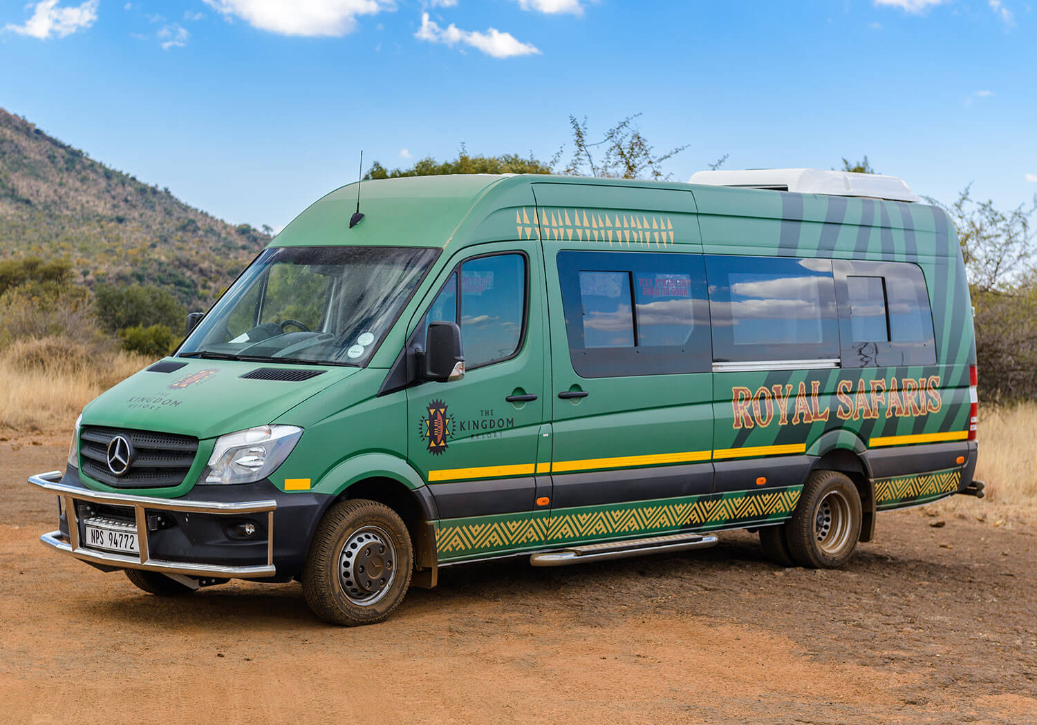 The Royal Safari bus at the Kingdom Resort